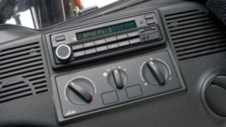 The DAB+ radio has fascia connections for USB and Bluetooth The DAB+ radio has fascia connections for USB and Bluetooth