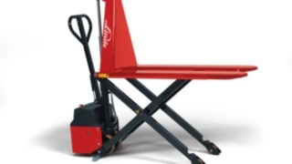 The Linde M10 X/XE Hand Pallet Truck with scissor lift.