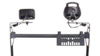 Linde Material Handling offers holders for the operator's specific requirements Accessory support for pallet stackers from Linde Material Handling
