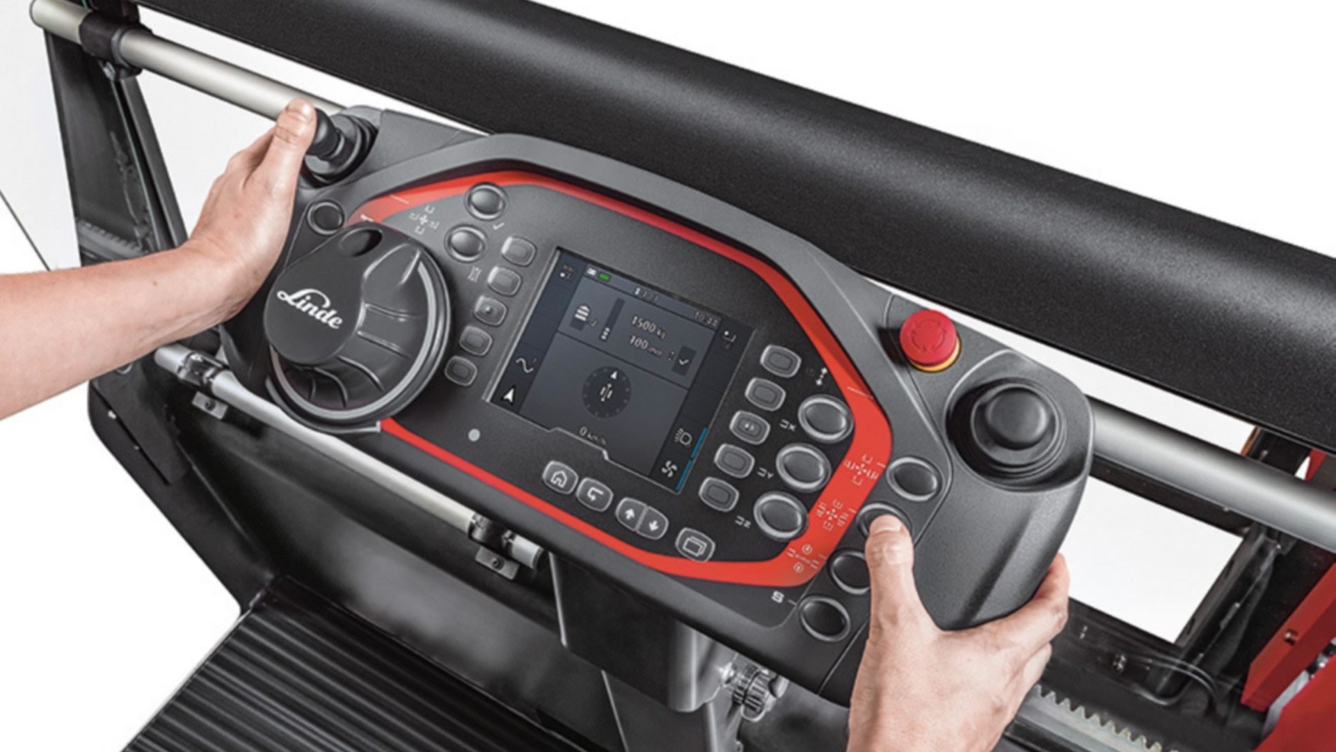 The efficient combination forklift for high rack warehouses