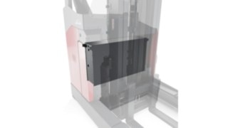 Reach truck from Linde MH with Li-ION battery