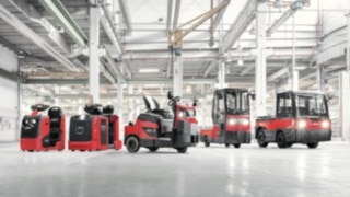 Tow tractors and platform trucks from Linde Material Handling