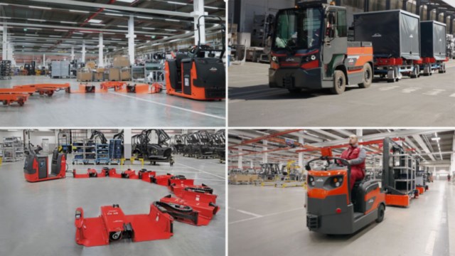 Tugger trains | Linde Material Handling