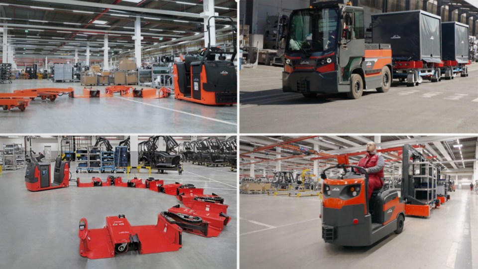 Tugger trains | Linde Material Handling