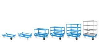 Trolleys for the LT10 – LT20 logistic trains from Linde Material Handling