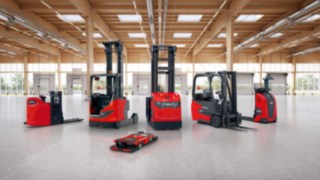 Product range of Linde forklift trucks Product range of Linde forklift trucks