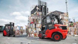 Linde Material Handling IC trucks with hydrostatic drive