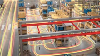 Automation and intralogistics processes are defined by movement - Linde makes sure that your material flow is always on the move. Material flow movements in a warehouse