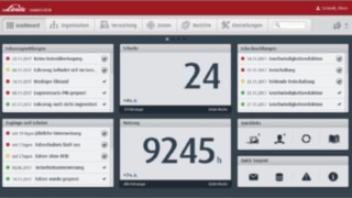 Dashboard of the connect:desk fleet management software from Linde Material Handling The dashboard of the connect:desk fleet management software from Linde Material Handling is the communication hub of the program.