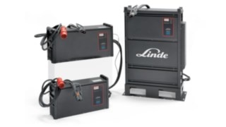 Components of the Li-ION battery charger from Linde