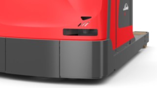 The Object Warning System uses laser scanners at the front and rear to detect obstacles. Object Warning System from Linde Material Handling