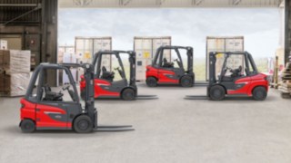 Trucks from the new counterbalanced forklift truck platform from Linde Material Handling
