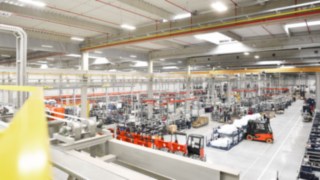 Production hall from Linde Material Handling