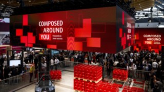 Linde MH booth at LogiMAT