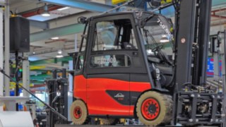 Delivery of Linde’s 750,000th forklift truck to the customer. Speech by Sabine Neuß