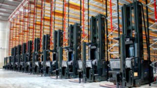 The K trucks in the new Arvato Supply Chain Solutions distribution center