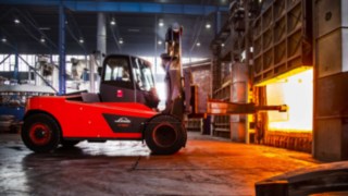 The H160 from Linde Material Handling in use.