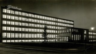 Gueldner building at night