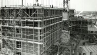 Scaffold on the site in Aschaffenburg