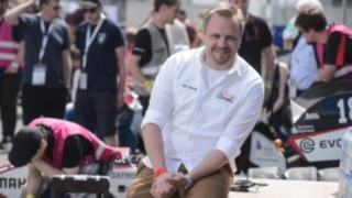 Tim Hannig, Chairman of Formula Student Germany at the Hockenheimring