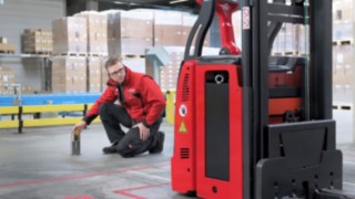 The L-MATIC from Linde Material Handling in use