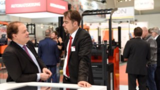 People at Logimat Fair People at Logimat Fair