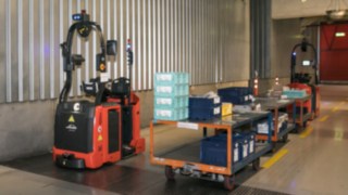Automated forklifts from Linde