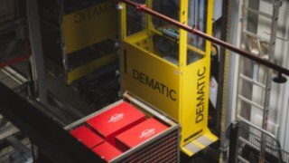 Dematic high-bay warehouse storage and retreival machine