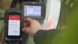 Truck Call App from Linde in use