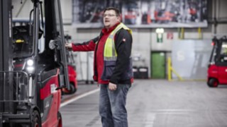 Fleet management solution Linde connect in use at automotive supplier SMP