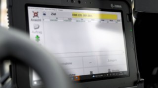 The Linde Warehouse Navigator user interface The Linde Warehouse Navigator user interface