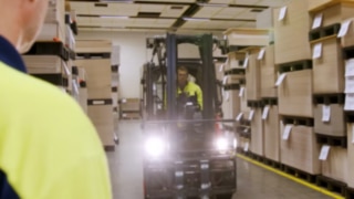 The Safety Guard from Linde Material Handling at Smurfit Kappa LithoPac in Sweden