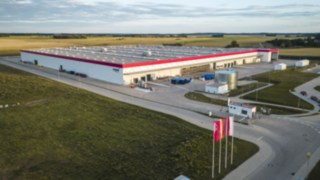 The plant in Kołbaskowo, Poland, which manufactures products for Linde MH