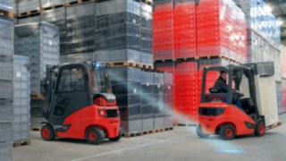 The new diesel, LPG and CNG forklift trucks Linde H14 to H20 EVO.