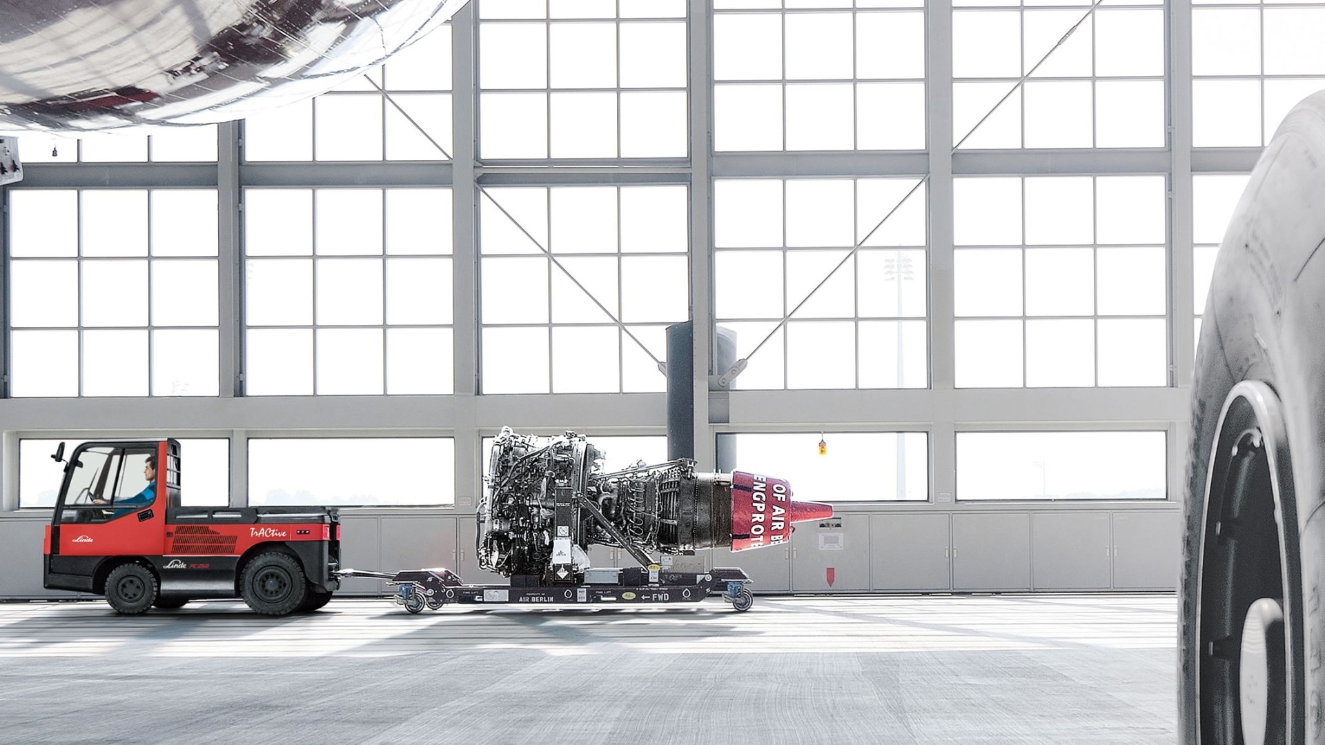 Innovative energy for airport logistics