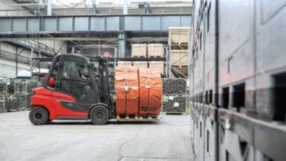 The H35 gas forklift from Linde Material Handling