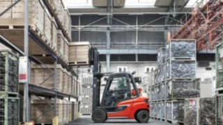 The H25 gas forklift from Linde Material Handling