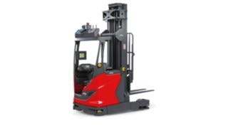 Automated Linde R-MATIC reach truck