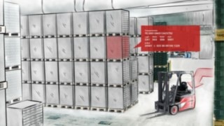 The Linde Warehouse Navigator automates all warehouse processes. The Linde Warehouse Navigator automates all warehouse processes.