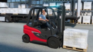 Animation of the H20 – H35 diesel forklift truck 