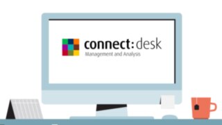 The connect:desk fleet management system from Linde Material Handling provides clear access to all fleet data.