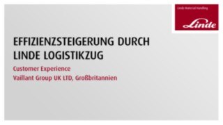 Increasing efficiency with Linde logistic trains Increasing efficiency with Linde logistic trains