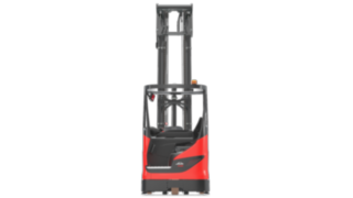The R20 reach truck from Linde Material Handling with new reach mast.