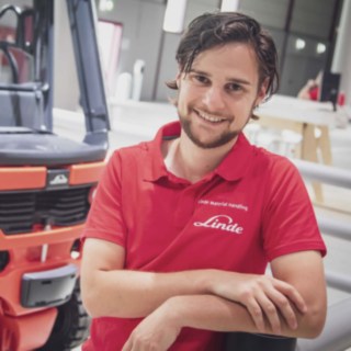 Fabian Zimmermann, Product Manager for Safety at Linde Material Handling Fabian Zimmermann