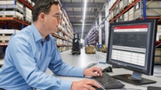 The connect fleet management system from Linde Material Handling