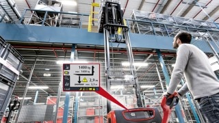 Linde Load Management Advanced from Linde Material Handling makes moving goods with pallet stackers easier and safer.